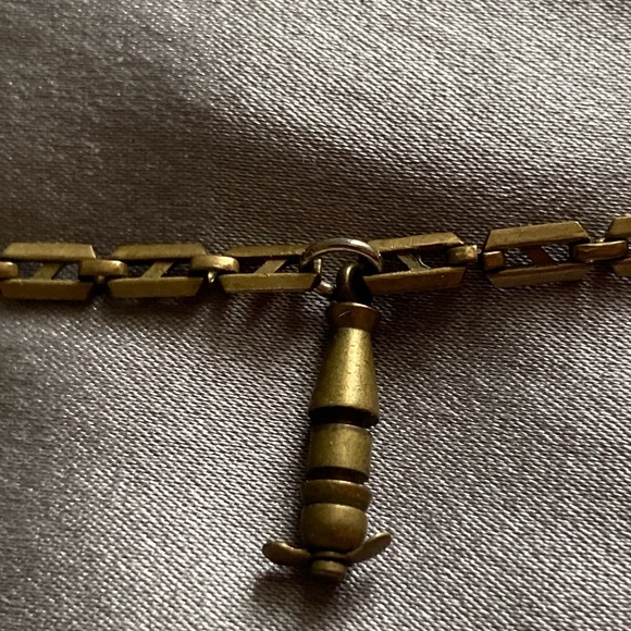 Antique WW2 Sweetheart Charm Bracelet brass - Picture 5 of 7